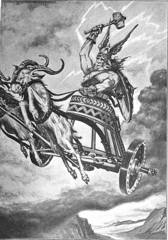 Thor's Chariot Norse Mythology God Thunder Lightning, 47% OFF